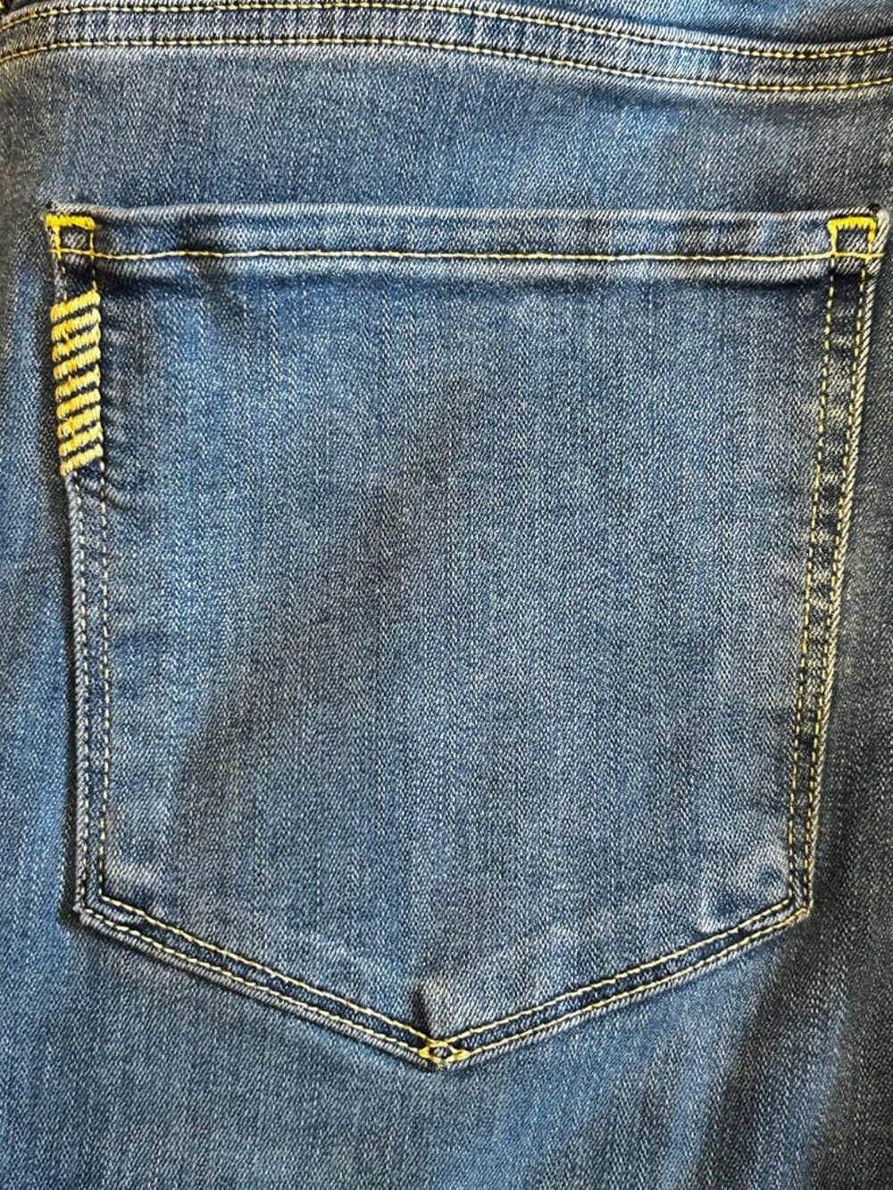 Paige Men’s Stretch Slim Denim Straight leg Lennox Jeans, Mid-rise. Size 34 - Picture 7 of 8